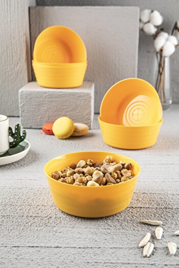 miras home 6 Plastic Bowls, Snack Bowl, Presentation Bowl