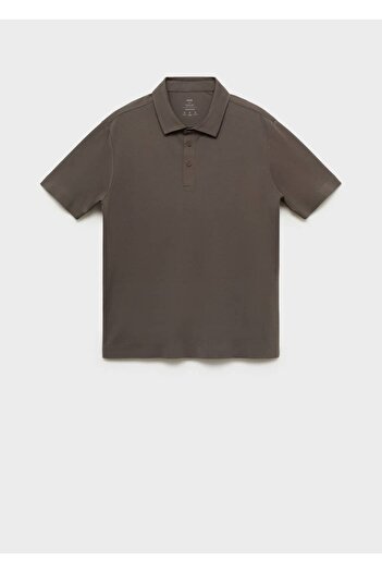 MANGO Man Atmungsaktives, bequemes Stretch-Poloshirt