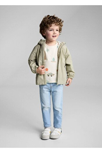 MANGO Baby Patterned Long Sleeve T-Shirt