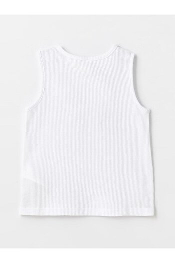 LC Waikiki Crew Neck Bow Detailed Baby Girl Undershirt (S4)