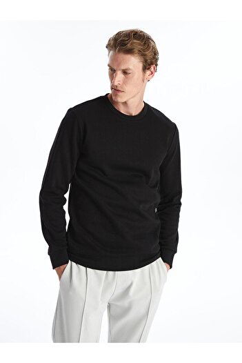 LC Waikiki Ανδρικό χοντρό φούτερ Crew Neck μακρυμάνικο (W4)