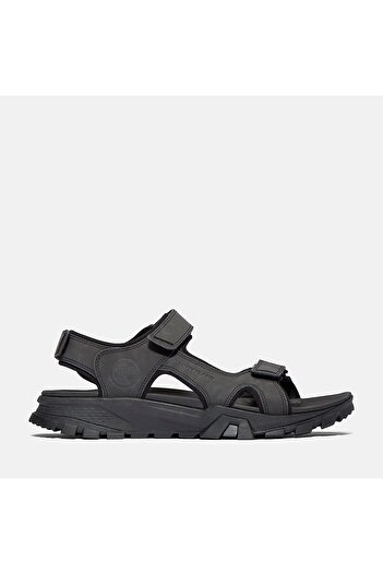 Timberland Men's Lincoln Peak Double Strap Black Sandals