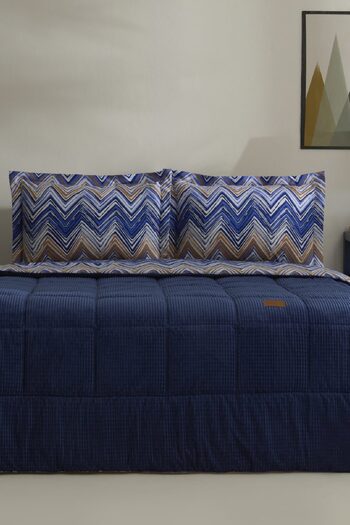 Karaca Home Vega Double Comfort Set Navy Blue