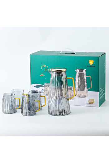 sharpdo One Pot And Four Cups Of Household High Temperature Resistant Water Pot Set