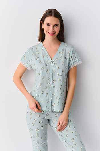 SUWEN Amara Masculine Pajama Set