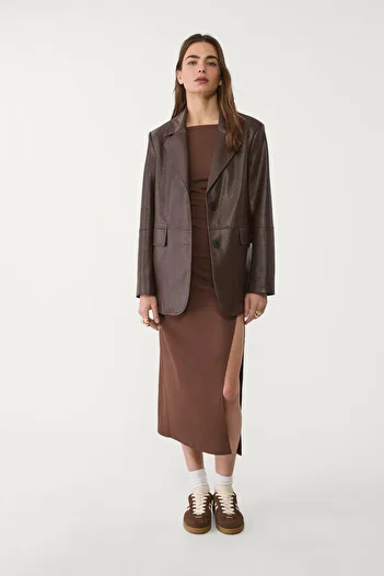 Stradivarius Midi halter dress
