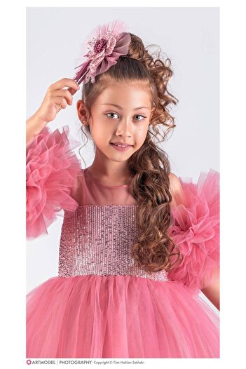 RAPAPA Girl's Sequined Tutu Birthday & Wedding Girl's Evening Dress 1616Gk