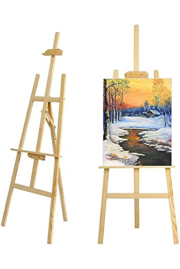 Primo Plus Wooden Sketch Drawing Stand Beige