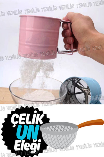 Yenilig Flour Sifter – Versatile Professional Sifting Tool for Cocoa, Powdered Sugar, and Flour