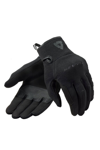 Revit Cool Black Summer Motorcycle Gloves