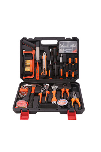 sharpdo 100 Pieces Home Vehicle Electrician Hand Tool Combination Kit Repair Toolbox