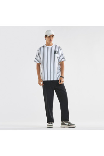 FAV Starter Striped T-shirt With Crew Neck And Short Sleeves