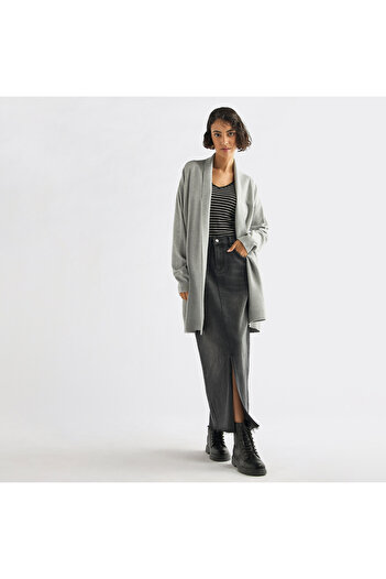 FAV Open Front Longline Cardigan