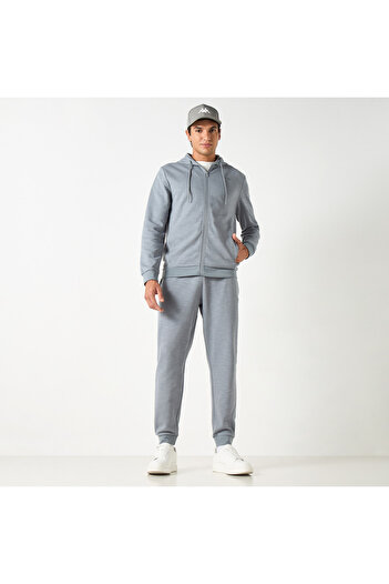 Kappa Logo Embroidered Hooded Sweatshirt With Pockets
