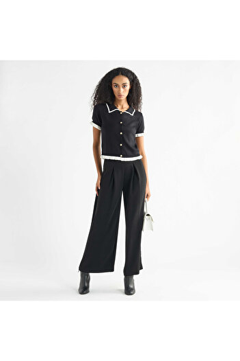 FAV Solid Shirt With Contrast Detail
