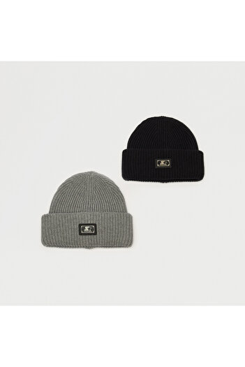 Starter Set Of 2 - Textured Beanie Cap