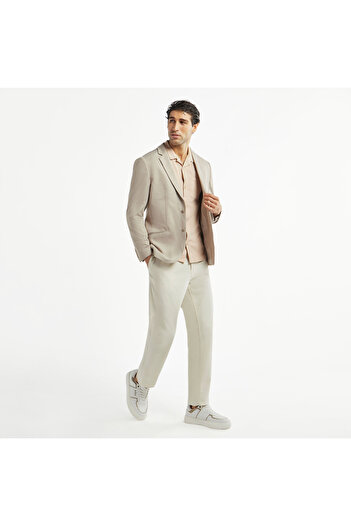 FAV Solid Camp Collar Shirt With Short Sleeves And Pocket