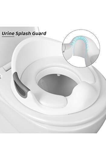 Yelajoy Baby Potty Training Seat Toilet Seat for Kids,Anti Slip,Removable Splash Safety,White
