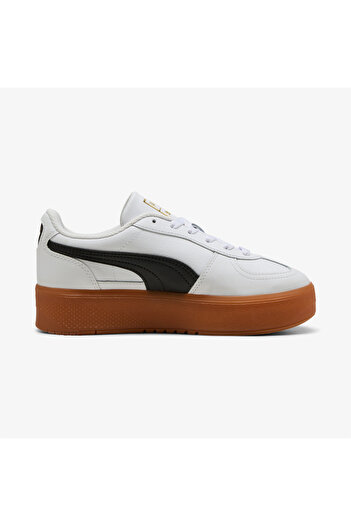 Puma Γυναικεία λευκά αθλητικά παπούτσια Palermo Elevata Lth Wns