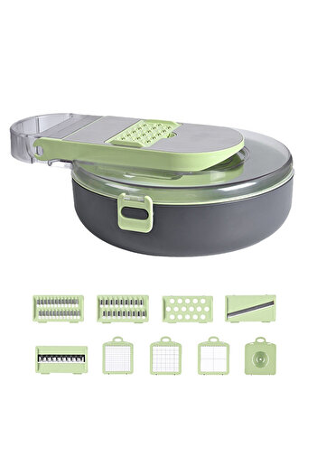 sharpdo Kitchen Household Multi-Function Vegetable Cutter Grater, Dicing, Slicing
