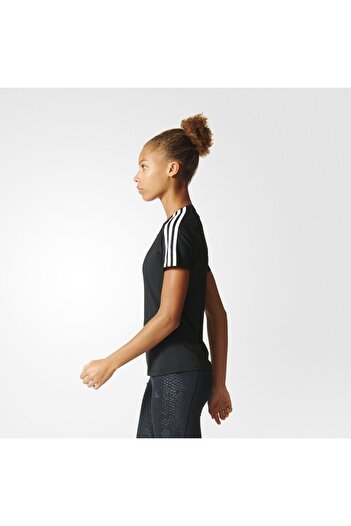 adidas D2m Tee 3s Bk2682 Γυναικείο T-shirt Μαύρο Λευκό