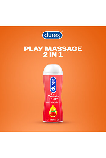 Durex PLAY MASSAGE GEL STIMULANT 2 IN 1 INTIMATE LUBRICANT WITH GUARANA 200 ML
