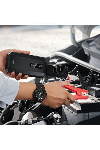 Baseus Super Energy Air Series Car Jump Starter (10000mAh, 1000A Peak Current) Cluster Black