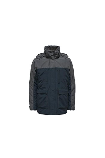 ONLY Onssean Men's Dark Blue Technical Parka - 22025939