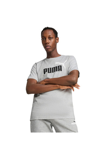 Puma Tričko Puma Ess 2 Barva č. 1 Logo Tee, šedé, pánské