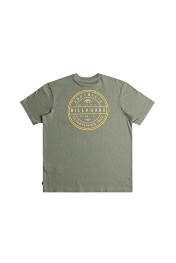 BİLLABONG Ανδρικό πράσινο μπλουζάκι Billabong Monogram Pattern - Ebyzt00174-sag