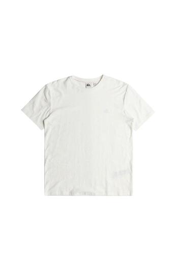 Quiksilver Ανδρικό μπλουζάκι με στρογγυλή λαιμόκοψη Eqykt04337-wbk0 Λευκό