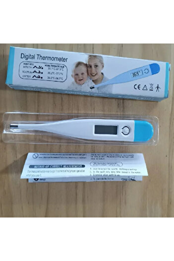 Choice light blue Digital Water Thermometer Accurate Oral and Armpit Temperature Reading Fever Alert Termom