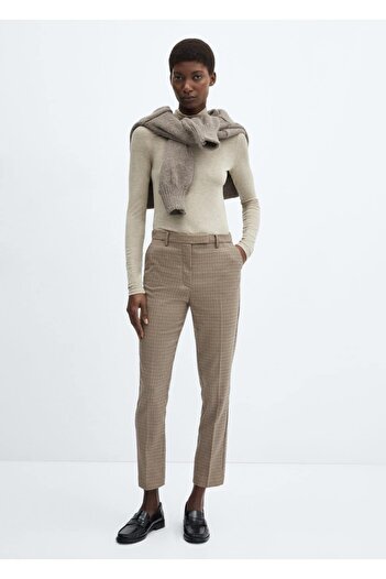 MANGO Woman Mid-Waisted Skinny Pants