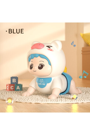 Choice Blue Baby Crawling Guide Toys Training Party Up Crawling Baby Electric Learning To Climb Music Earl