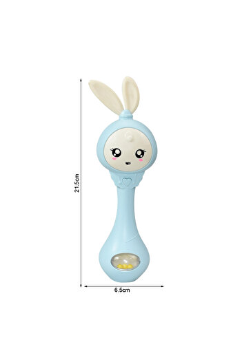 Choice Blue Baby Music Teether Rattle Toy for Child 0-12 Education Mobile Cot Kids Bed Bell Newborn Strolle