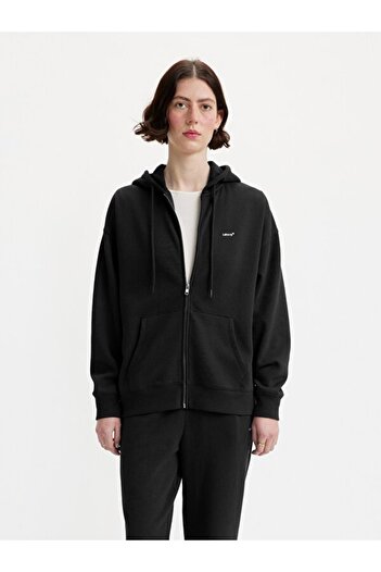 Levi's Casual φούτερ με φερμουάρ με κουκούλα - 001U1-0000