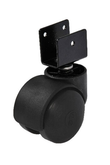 SİHİRLİ AYAKLAR Furniture Wheel Black Caster Home Office Seat Chair Cabinet Wheel 30kg Bearing Capacity Diameter:48Mm