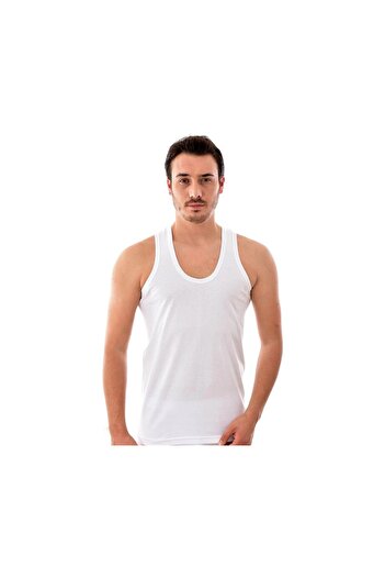 Seher Yıldızı Men's Combed Cotton Strap Athlete 6 Pcs