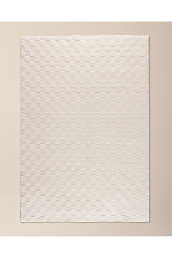 Madame Coco Soie Rölyef Halı - Ekru - 200x290 cm