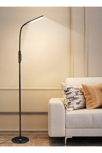 sharpdo Led Stepless Dimming Vertical Floor Lamp for Living Room and Bedroom, Eye Protection