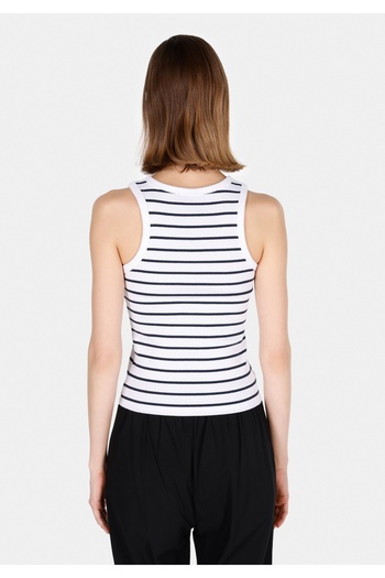 Colin's Γυναικείο λευκό φανελάκι Slim Fit