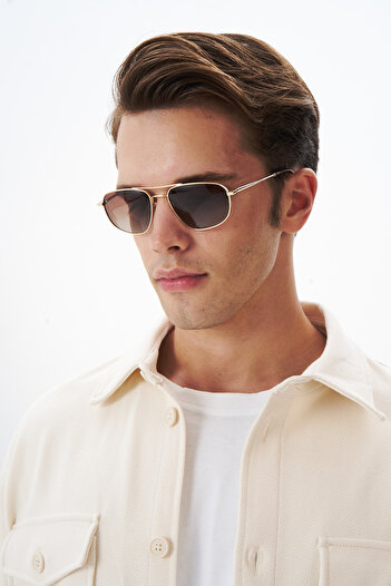 EYE OF HORUS EOH6455 C1 - Men's Yellow Sunglasses