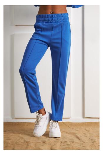 TIFFANY&TOMATO Düz Paça Dalgıç Pantolon-Saks