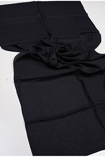 SAPPHIRE Self Patterned Viscose Shawl - Pattern-02 - Black