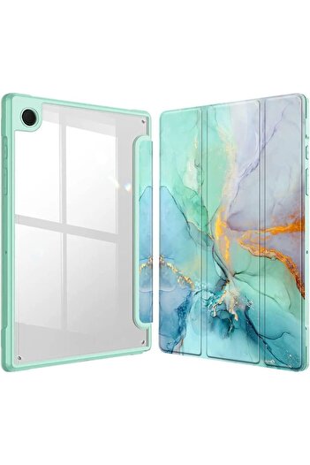 erorex حافظة ELECDON رفيعة هجينة لجهاز Samsung Galaxy Tab A8 (10.5 بوصة، موديل 2022 SM-X200/X205/X207) -