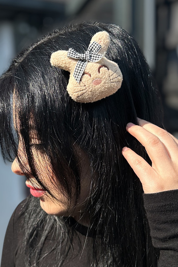 TAKIŞTIR Brown Rabbit Figured Side Buckle