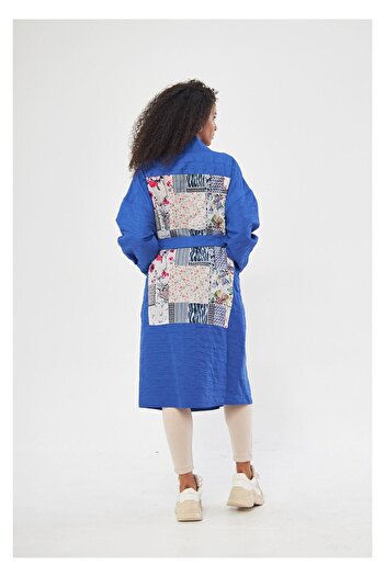 TIFFANY&TOMATO Arkası Baskılı Kapitone Kimono