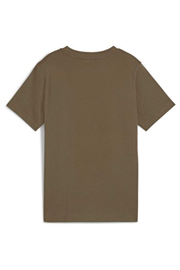 Puma Μπλουζάκι Puma Ess 2 Color No.1 Logo Tee B, Καφέ, Παιδικό