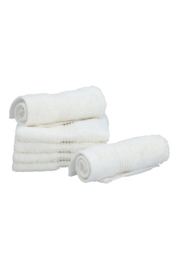 REVE 6-Piece Pima Ultra Soft and Highly Absorbent Cotton Towel Set 30 x 30cm