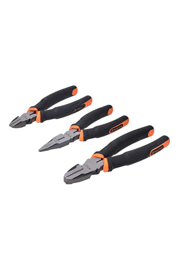 Tactix 3-Piece Pliers Set